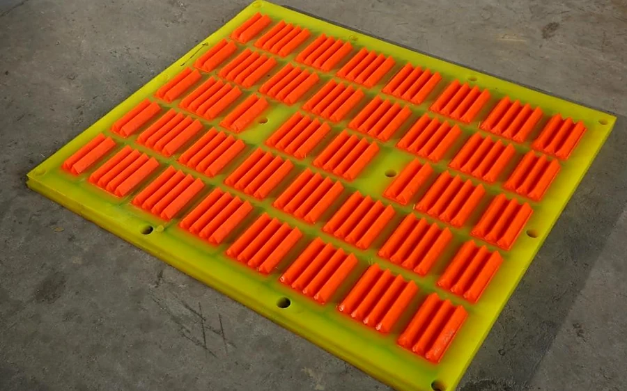 Polyurethaan ontwateringszeefmat met TeePee-ribbels
